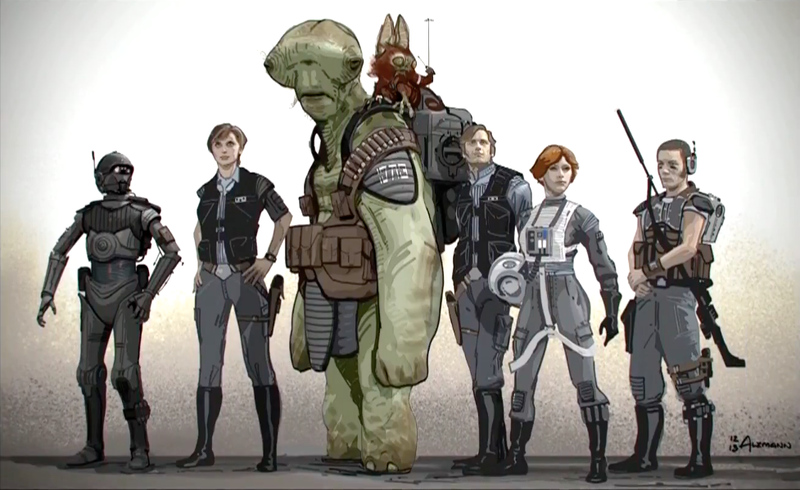 Illustration for article titled Star Wars Celebration Reveals New Rogue One Planets, Secrets, and Footage
